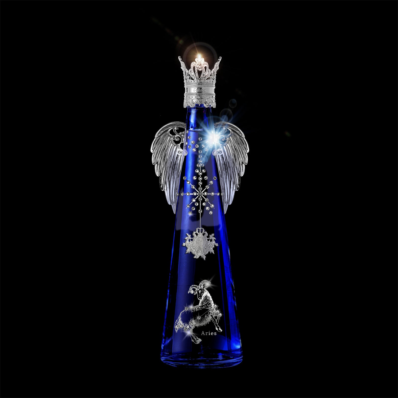 【美品】星空のジュエリースツール☆彡濃紺ネイビー×ゴールド脚のキラキララメの椅子 NEW FILLICO ZODIAC SIGN 